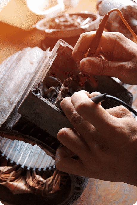 Man Repairing Electrical Testing Appliance Power — AE Solutions NT In NT